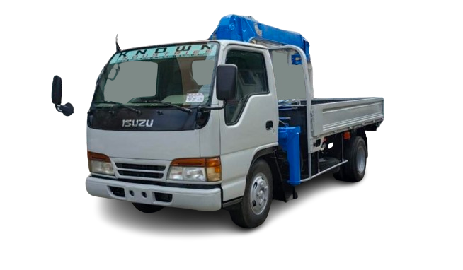 ELF CRANE/BOOM TRUCK